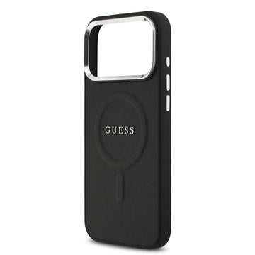 iPhone 17 Pro Max Guess Saffiano Hybrid Cover - MagSafe Kompatibel - Sort