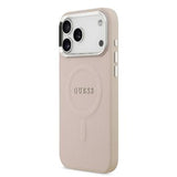 iPhone 17 Pro Max Guess Saffiano Hybrid Cover - MagSafe Kompatibel - Pink