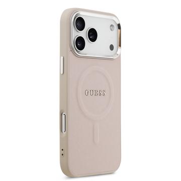iPhone 17 Pro Max Guess Saffiano Hybrid Cover - MagSafe Kompatibel - Pink