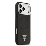 iPhone 17 Pro Max Guess Triangle Logo Cover - MagSafe-kompatibel - Sort