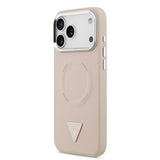 iPhone 17 Pro Max Guess Triangle Logo Cover - MagSafe-kompatibel - Pink