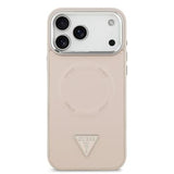 iPhone 17 Pro Max Guess Triangle Logo Cover - MagSafe-kompatibel - Pink