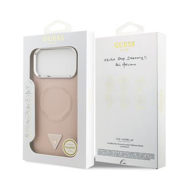 iPhone 17 Pro Max Guess Triangle Logo Cover - MagSafe-kompatibel - Pink