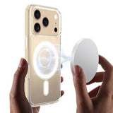 iPhone 17 Pro Max Hybrid Cover - MagSafe Kompatibel - Gennemsigtig