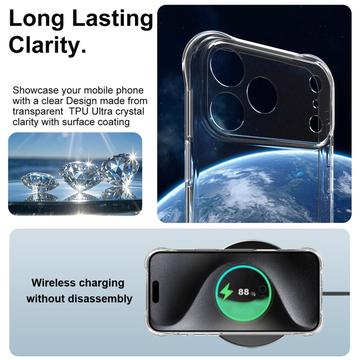 iPhone 17 Pro Max Imak Faldsikkert TPU Cover - Gennemsigtig