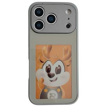 iPhone 17 Pro Max InkZone DIY E-Ink NFC Cover - Grå