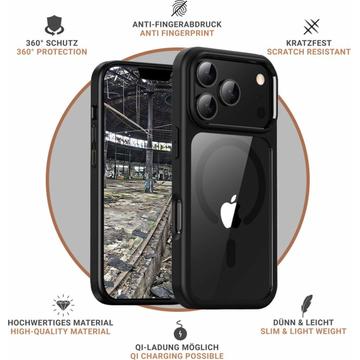 iPhone 17 Pro Max JT Berlin Pankow Hybrid MagSafe Cover - sort / klar