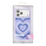 iPhone 17 Pro Max Jaucase magnetisk hybrid cover med hjertemønster - lilla