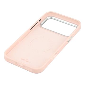 iPhone 17 Pro Max Jaucase magnetisk hybrid-cover med leopardprint - Pink