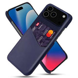 iPhone 17 Pro Max KSQ Cover med Kortholder - Blå