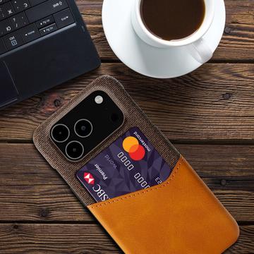 iPhone 17 Pro Max KSQ Cover med Kortholder - Orange