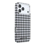 iPhone 17 Pro Max Karl Lagerfeld Houndtand Harpiksplade Cover - MagSafe-kompatibelt - Sort