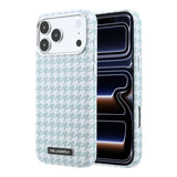 iPhone 17 Pro Max Karl Lagerfeld Houndtand Harpiksplade Cover - MagSafe-kompatibelt - Blå