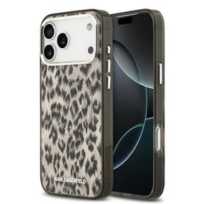 iPhone 17 Pro Max Karl Lagerfeld IML Leopard Cover - MagSafe-kompatibel - Brun