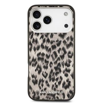 iPhone 17 Pro Max Karl Lagerfeld IML Leopard Cover - MagSafe-kompatibel - Brun