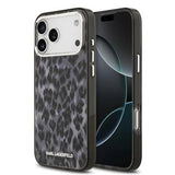 iPhone 17 Pro Max Karl Lagerfeld IML Leopard Cover - MagSafe-kompatibel - Grå