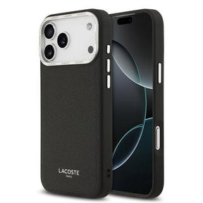 iPhone 17 Pro Max Lacoste Champs Élysées Cover - MagSafe-kompatibel - Sort