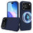 iPhone 17 Pro Max Liquid Silikone Cover - MagSafe Kompatibel - Mørkeblå