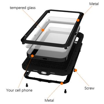 iPhone 17 Pro Max Love Mei Powerful Hybrid Cover - Sort