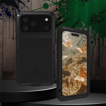 iPhone 17 Pro Max Love Mei Powerful Hybrid Cover (Open Box - Bulk Tilfredsstillelse) - Sort