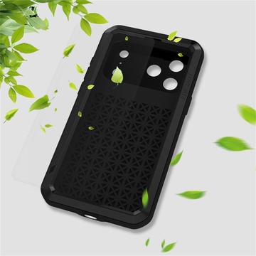 iPhone 17 Pro Max Love Mei Powerful Hybrid Cover (Open Box - Bulk Tilfredsstillelse) - Sort