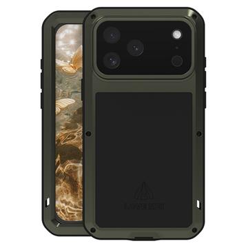 iPhone 17 Pro Max Love Mei Powerful Hybrid Cover - Grøn