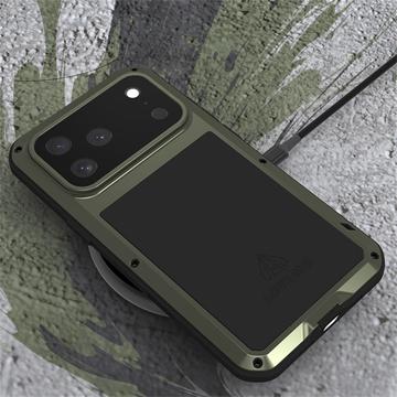 iPhone 17 Pro Max Love Mei Powerful Hybrid Cover - Grøn