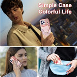 iPhone 17 Pro Max luksus marmor hybrid cover - pink / guld