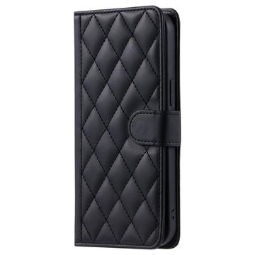 iPhone 17 Pro Max Luksus Vatteret Pung - Sort