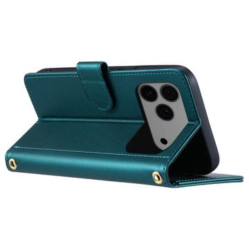 iPhone 17 Pro Max Luksus Vatteret Pung - Grøn