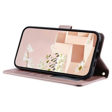 iPhone 17 Pro Max Luksus Vatteret Pung - Rødguld