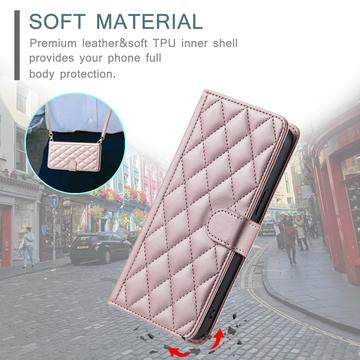 iPhone 17 Pro Max Luksus Vatteret Pung - Rødguld