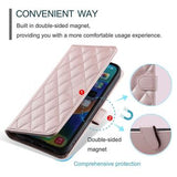 iPhone 17 Pro Max Luksus Vatteret Pung - Rødguld