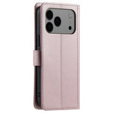iPhone 17 Pro Max Luksus Vatteret Pung - Rødguld