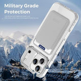 iPhone 17 Pro Max MagSafe Cover med kortholder - gennemsigtig