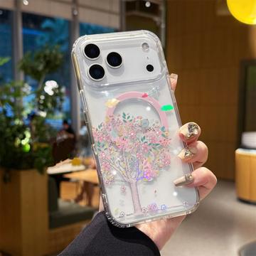iPhone 17 Pro Max magnetisk cover med indlejrede rhinsten - Skader