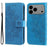 iPhone 17 Pro Max Mandala Series Etui med Pung - Blå