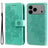 iPhone 17 Pro Max Mandala Series Etui med Pung - Grøn