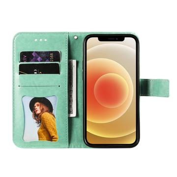 iPhone 17 Pro Max Mandala Series Etui med Pung - Grøn