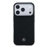 iPhone 17 Pro Max Mercedes-Benz Semi Wrap Cover - MagSafe-kompatibelt - Sort