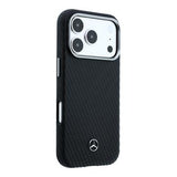 iPhone 17 Pro Max Mercedes-Benz Semi Wrap Cover - MagSafe-kompatibelt - Sort