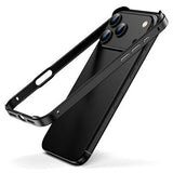 iPhone 17 Pro Max Metalkofanger med forhøjede kanter - Sort