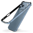 iPhone 17 Pro Max Metalkofanger med forhøjede kanter - Blå