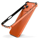 iPhone 17 Pro Max Metalkofanger med forhøjede kanterkanter - Orange