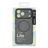 iPhone 17 Pro Max Momax CaseForm Lite MagSafe cover - gennemsigtig sort