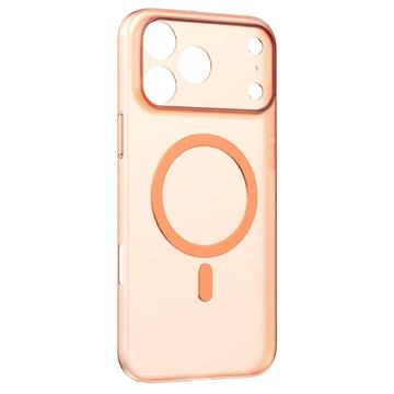 iPhone 17 Pro Max Momax CaseForm Lite MagSafe cover - gennemsigtig orange