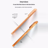 iPhone 17 Pro Max Momax CaseForm Lite MagSafe cover - gennemsigtig orange