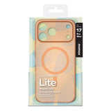 iPhone 17 Pro Max Momax CaseForm Lite MagSafe cover - gennemsigtig orange