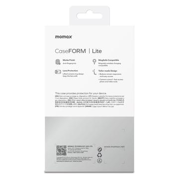 iPhone 17 Pro Max Momax CaseForm Lite MagSafe cover - gennemsigtig orange