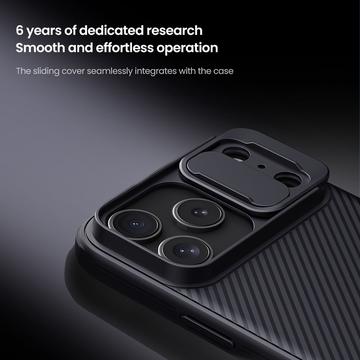 iPhone 17 Pro Max Nillkin CamShield Pro Hybrid Cover - Sort